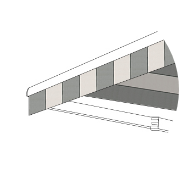 Toile store banne demi coffre