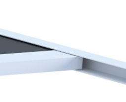 Coulisse et barre de charge pour pergola